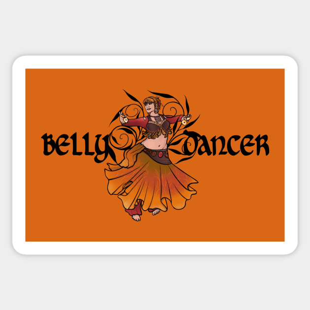 Belly Dancer Sticker by bubbsnugg